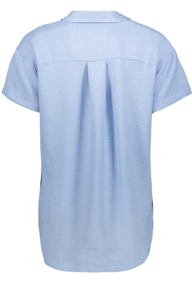 VMMELANEY QUEENY SS SHIRT WVN GA 10325866 Chambray Blue/Melange